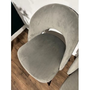 Four Contemporary Upholstered Dining Chairs