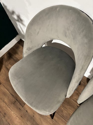 Four Contemporary Upholstered Dining Chairs