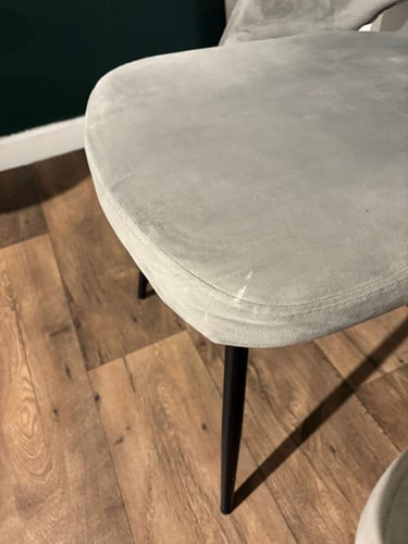 Four Contemporary Upholstered Dining Chairs