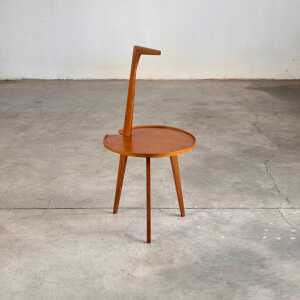 Franco Albini Cicognino Side Table in Wood by Poggi Pavia, 1970s Italy