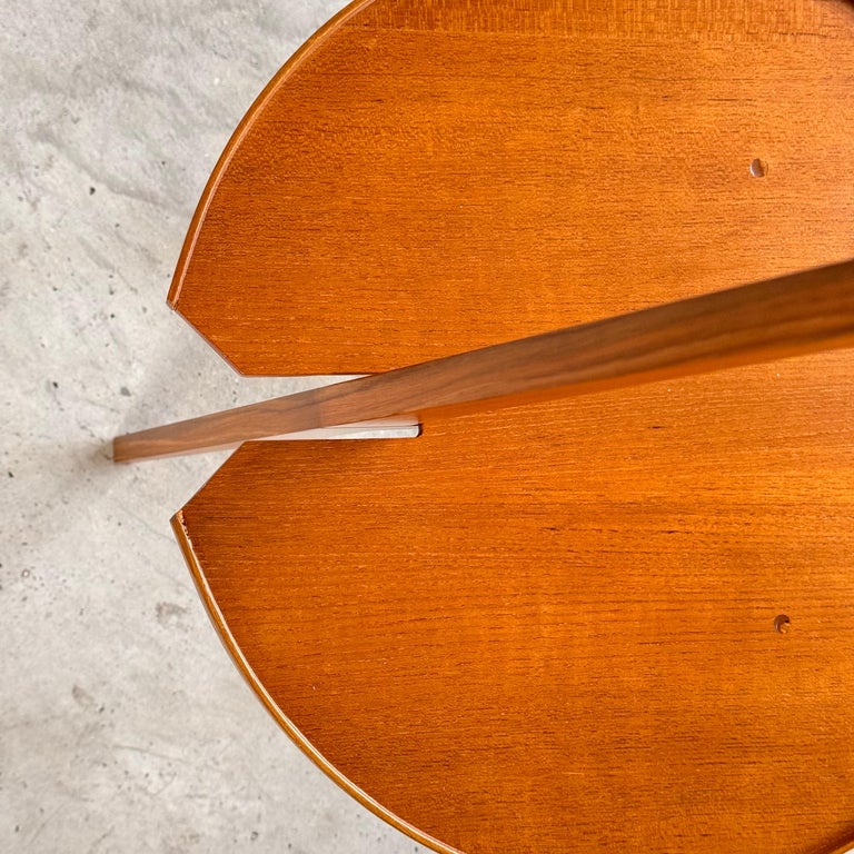 Franco Albini Cicognino Side Table in Wood by Poggi Pavia, 1970s Italy