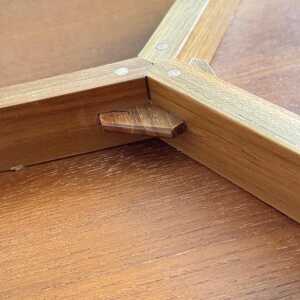 Franco Albini Cicognino Side Table in Wood by Poggi Pavia, 1970s Italy