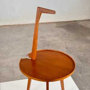 Franco Albini Cicognino Side Table in Wood by Poggi Pavia, 1970s Italy