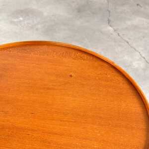 Franco Albini Cicognino Side Table in Wood by Poggi Pavia, 1970s Italy