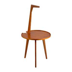 Franco Albini Cicognino Side Table in Wood by Poggi Pavia, 1970s Italy