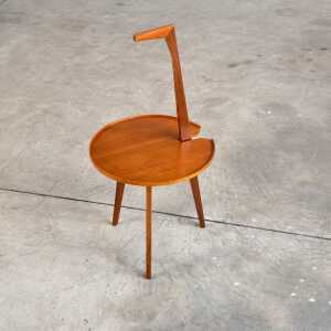 Franco Albini Cicognino Side Table in Wood by Poggi Pavia, 1970s Italy