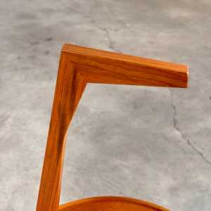 Franco Albini Cicognino Side Table in Wood by Poggi Pavia, 1970s Italy