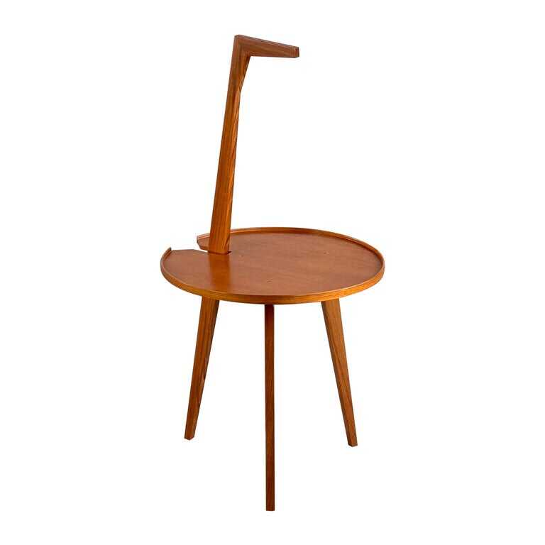 Franco Albini Cicognino Side Table in Wood by Poggi Pavia, 1970s Italy
