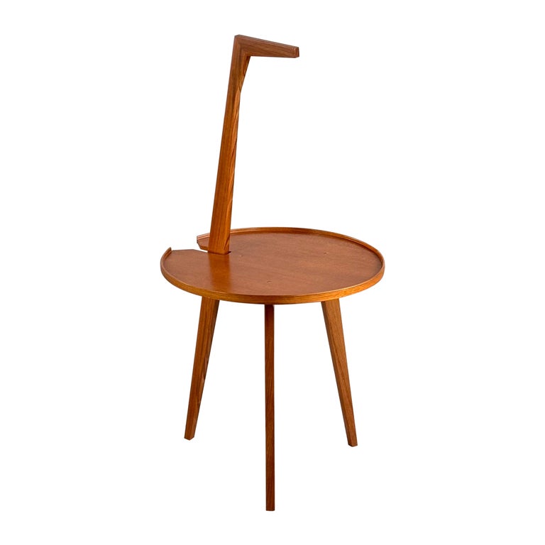 Franco Albini Cicognino Side Table in Wood by Poggi Pavia, 1970s Italy
