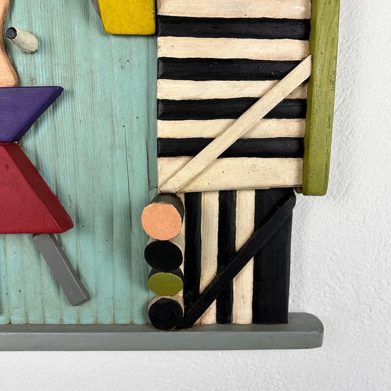 "Geometrien" Decorative Wall Panel by Ludwig Theodor Gloss, Germany, 1961