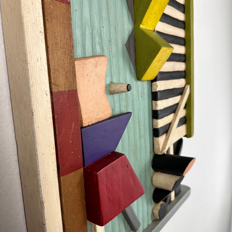 "Geometrien" Decorative Wall Panel by Ludwig Theodor Gloss, Germany, 1961