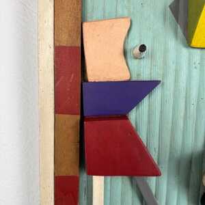 "Geometrien" Decorative Wall Panel by Ludwig Theodor Gloss, Germany, 1961