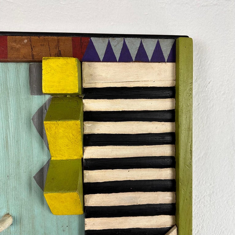 "Geometrien" Decorative Wall Panel by Ludwig Theodor Gloss, Germany, 1961