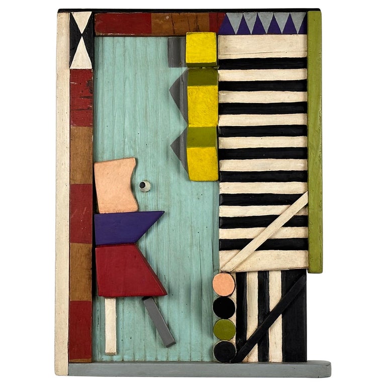 "Geometrien" Decorative Wall Panel by Ludwig Theodor Gloss, Germany, 1961