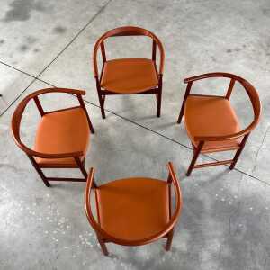 Hans J. Wegner PP203 Dining Room Chairs for PP Møbler Denmark, 1969