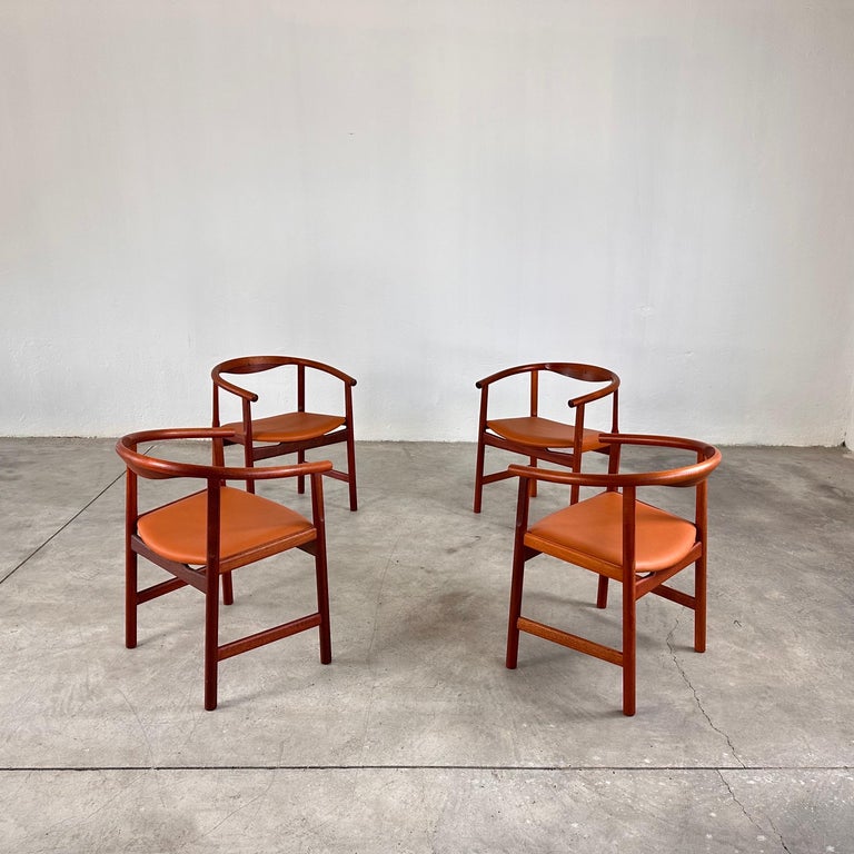 Hans J. Wegner PP203 Dining Room Chairs for PP Møbler Denmark, 1969