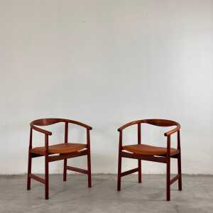 Hans J. Wegner PP203 Dining Room Chairs for PP Møbler Denmark, 1969