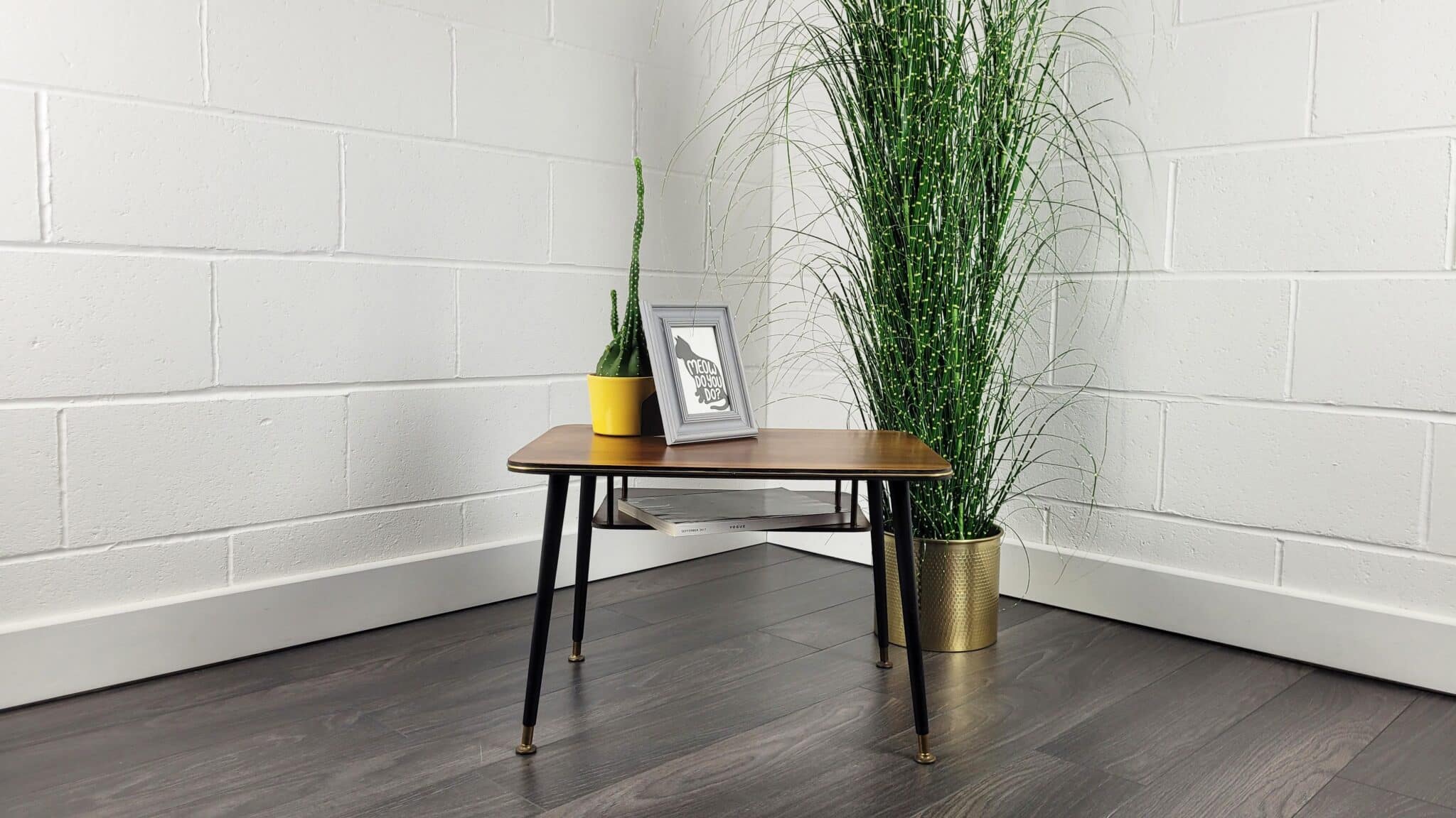 Small Coffee or Side Table with Dansette Legs, 1960s