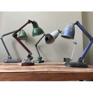 Industrial Lamps Restored / Rewired