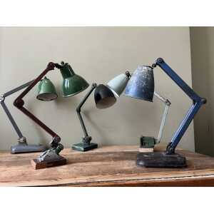Industrial Lamps Restored / Rewired