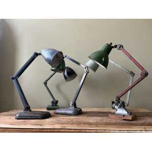 Industrial Lamps Restored / Rewired
