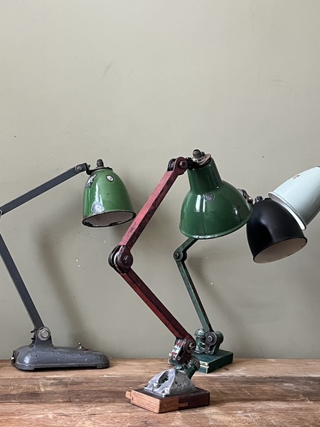 Industrial Lamps Restored / Rewired