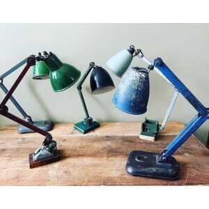Industrial Lamps Restored / Rewired
