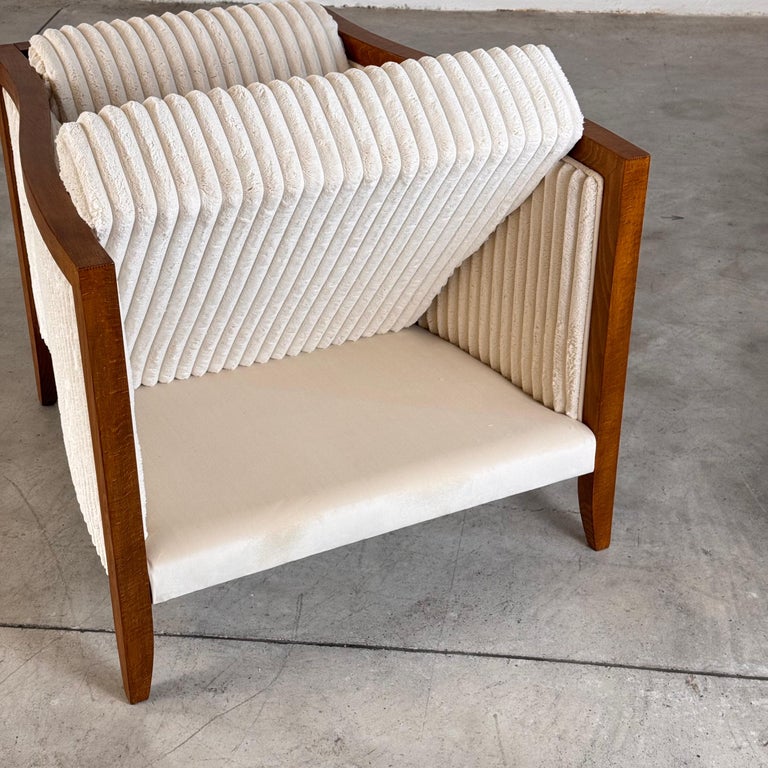 Italian Art Deco Armchairs, 1930s Design, Contemporary Production