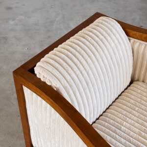 Italian Art Deco Armchairs, 1930s Design, Contemporary Production