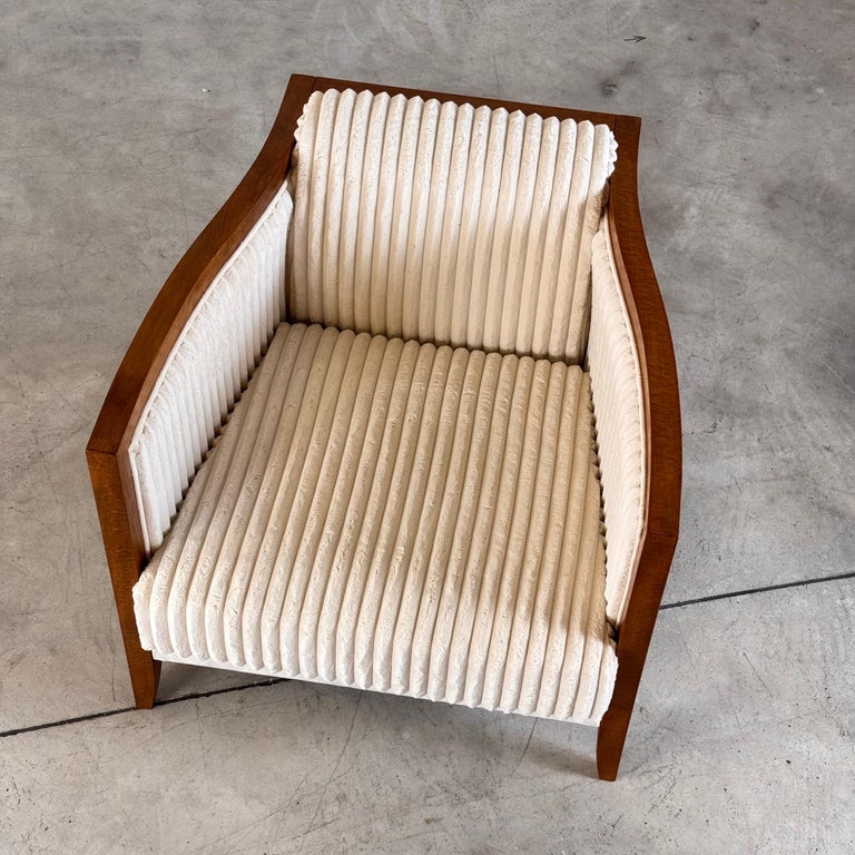 Italian Art Deco Armchairs, 1930s Design, Contemporary Production