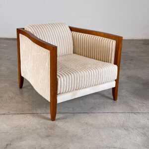Italian Art Deco Armchairs, 1930s Design, Contemporary Production