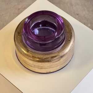 Joe Colombo "Biglia" Ashtray/Round Box for Arnolfo di Cambio, 1969, Signed