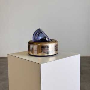 Joe Colombo "Biglia" Ashtray/Round Box for Arnolfo di Cambio, 1969, Signed