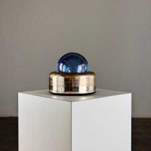 Joe Colombo "Biglia" Ashtray/Round Box for Arnolfo di Cambio, 1969, Signed