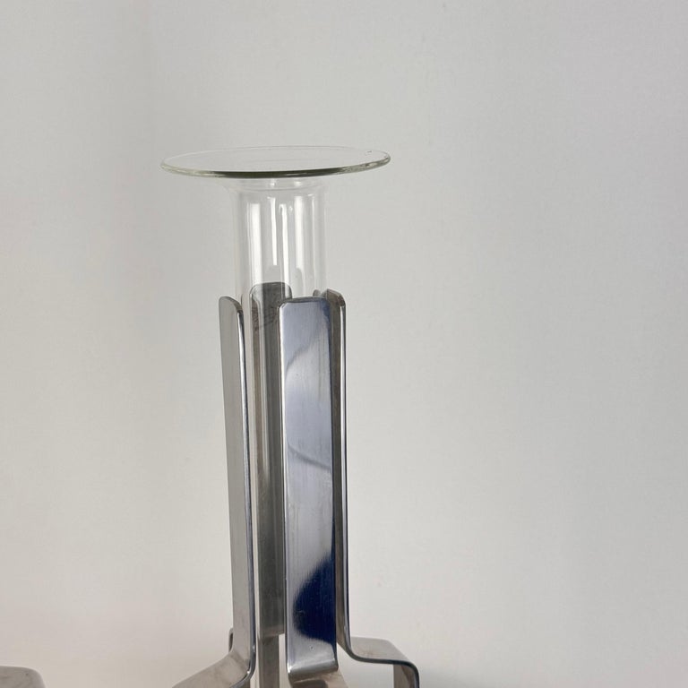 Krupp Milano Single-Flower Vases, "Linea dell'Orso" by G. Gramigna and S. Mazza