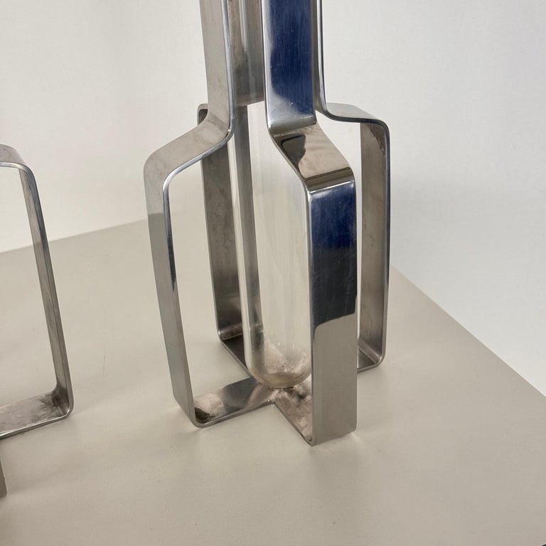 Krupp Milano Single-Flower Vases, "Linea dell'Orso" by G. Gramigna and S. Mazza