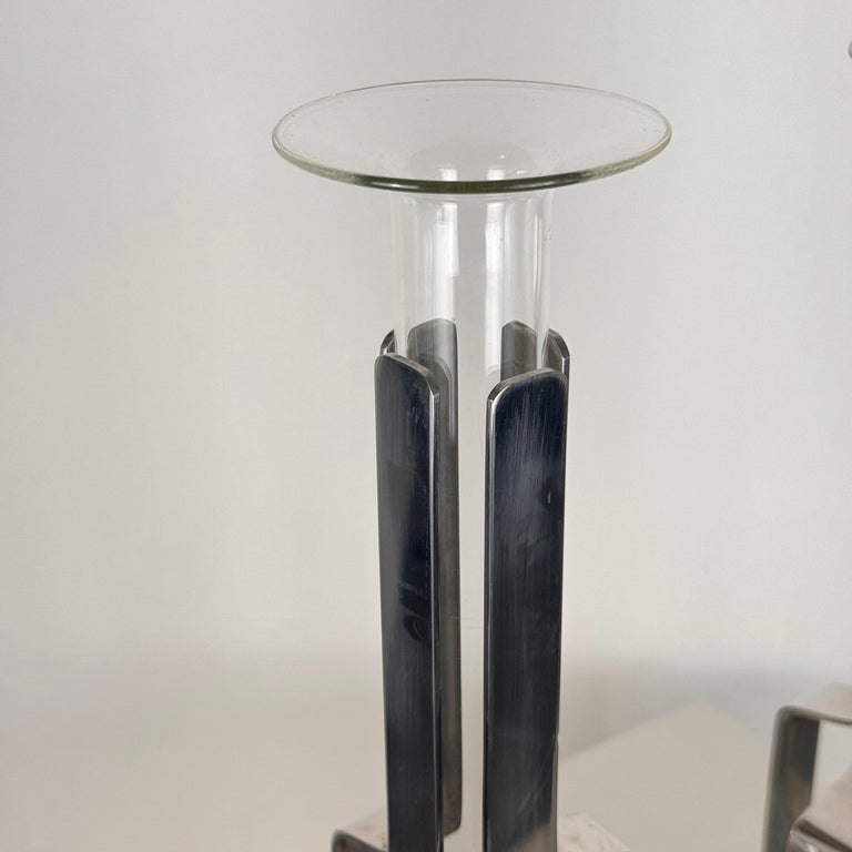 Krupp Milano Single-Flower Vases, "Linea dell'Orso" by G. Gramigna and S. Mazza