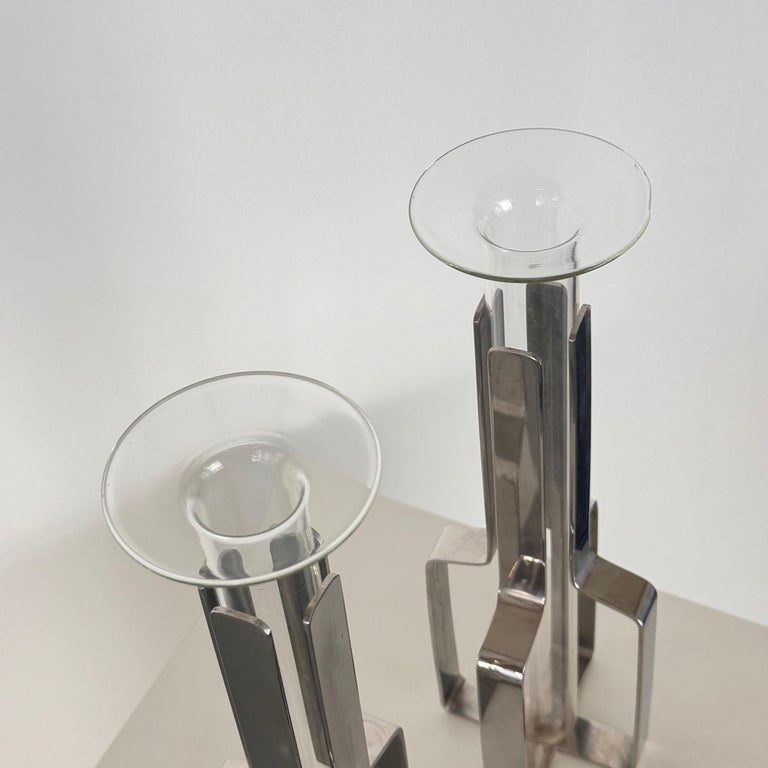 Krupp Milano Single-Flower Vases, "Linea dell'Orso" by G. Gramigna and S. Mazza