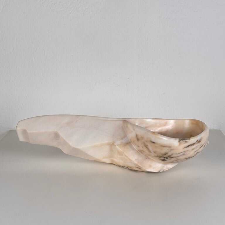 Large Carrara Marble Sculpture by Armando Rosato, Signed, 1977