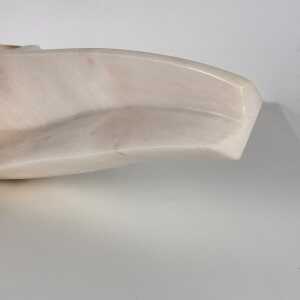 Large Carrara Marble Sculpture by Armando Rosato, Signed, 1977