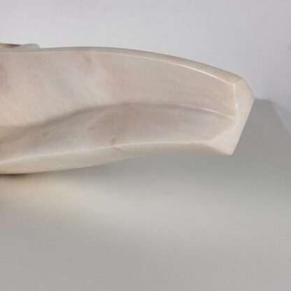 Large Carrara Marble Sculpture by Armando Rosato, Signed, 1977