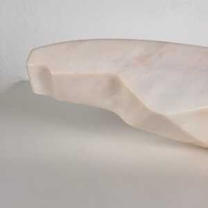 Large Carrara Marble Sculpture by Armando Rosato, Signed, 1977