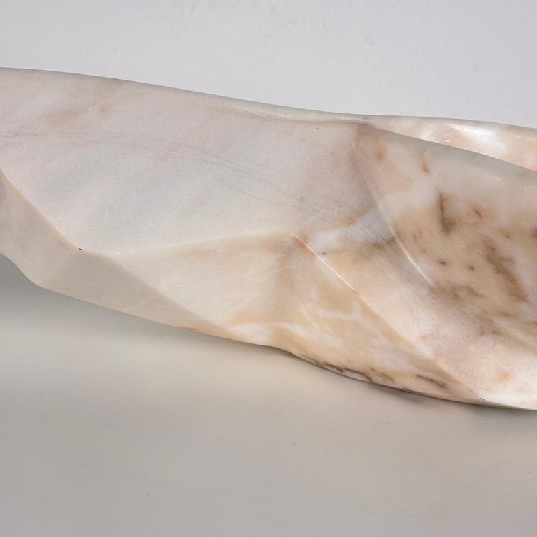 Large Carrara Marble Sculpture by Armando Rosato, Signed, 1977
