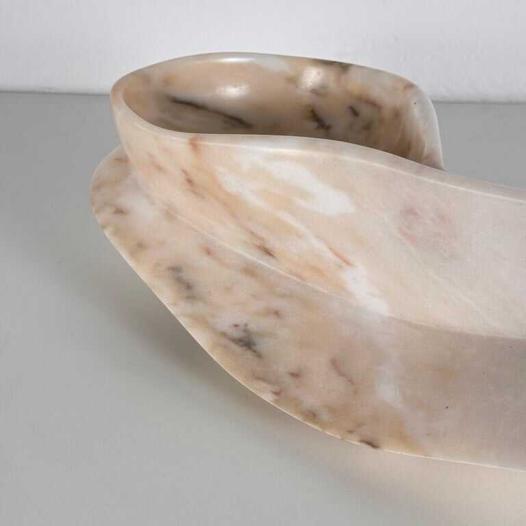 Large Carrara Marble Sculpture by Armando Rosato, Signed, 1977