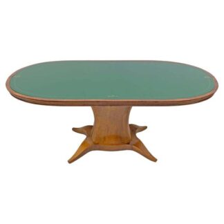 Mid-century Modern Italian Elm Root Oval Dining Table, 1950s