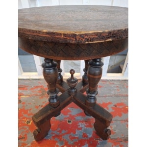 Late 19th Century Anglo Indian Painted Side/Occasional Table. Antique/Vintage