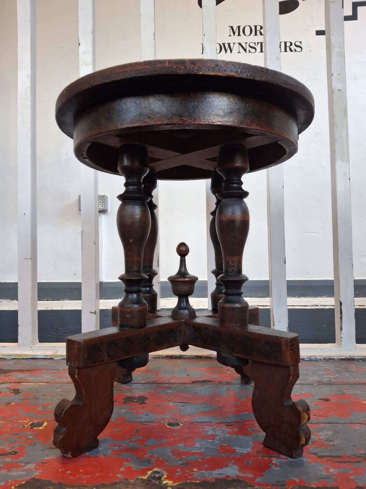 Late 19th Century Anglo Indian Painted Side/Occasional Table. Antique/Vintage