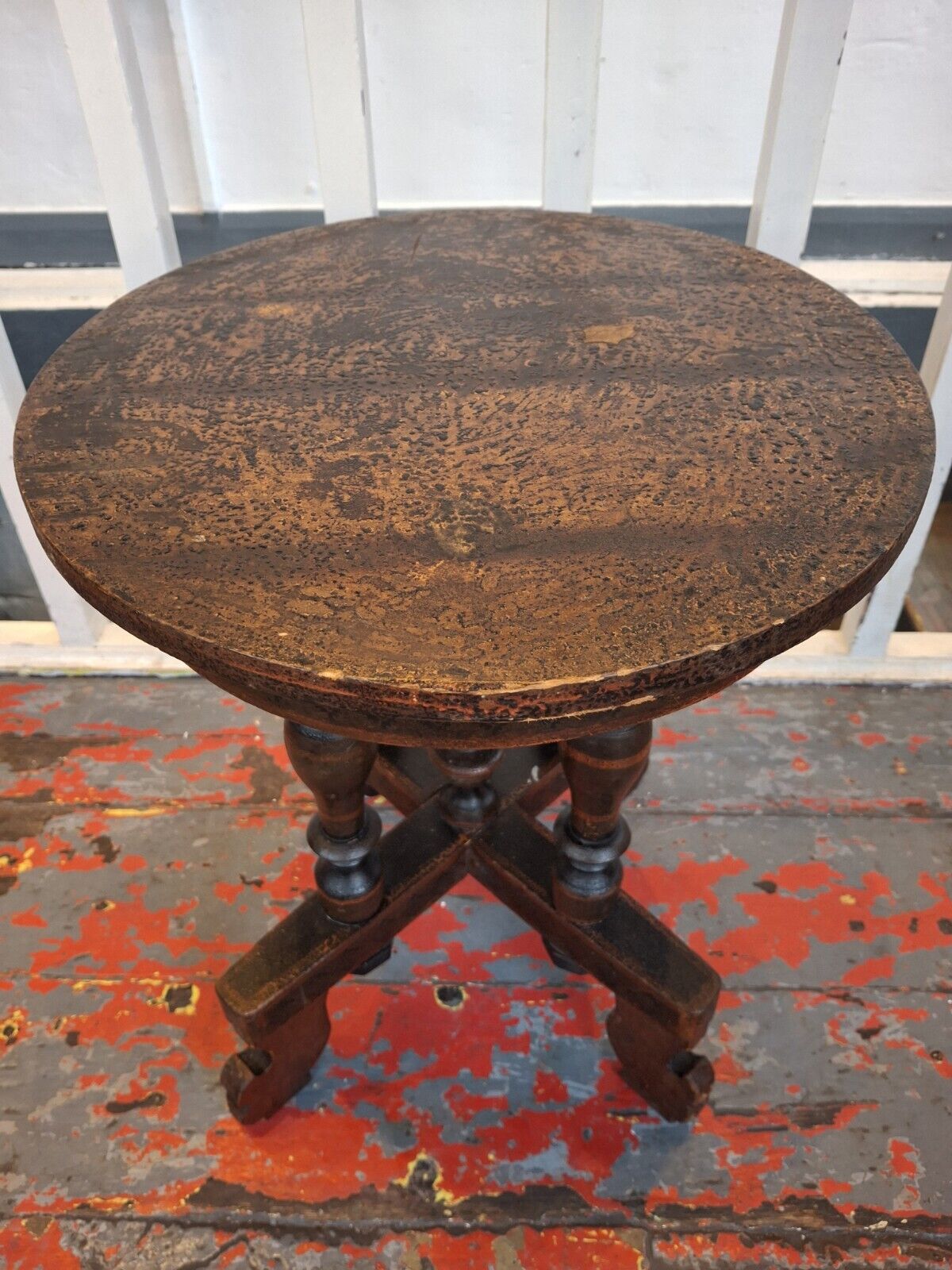 Late 19th Century Anglo Indian Painted Side/Occasional Table. Antique/Vintage