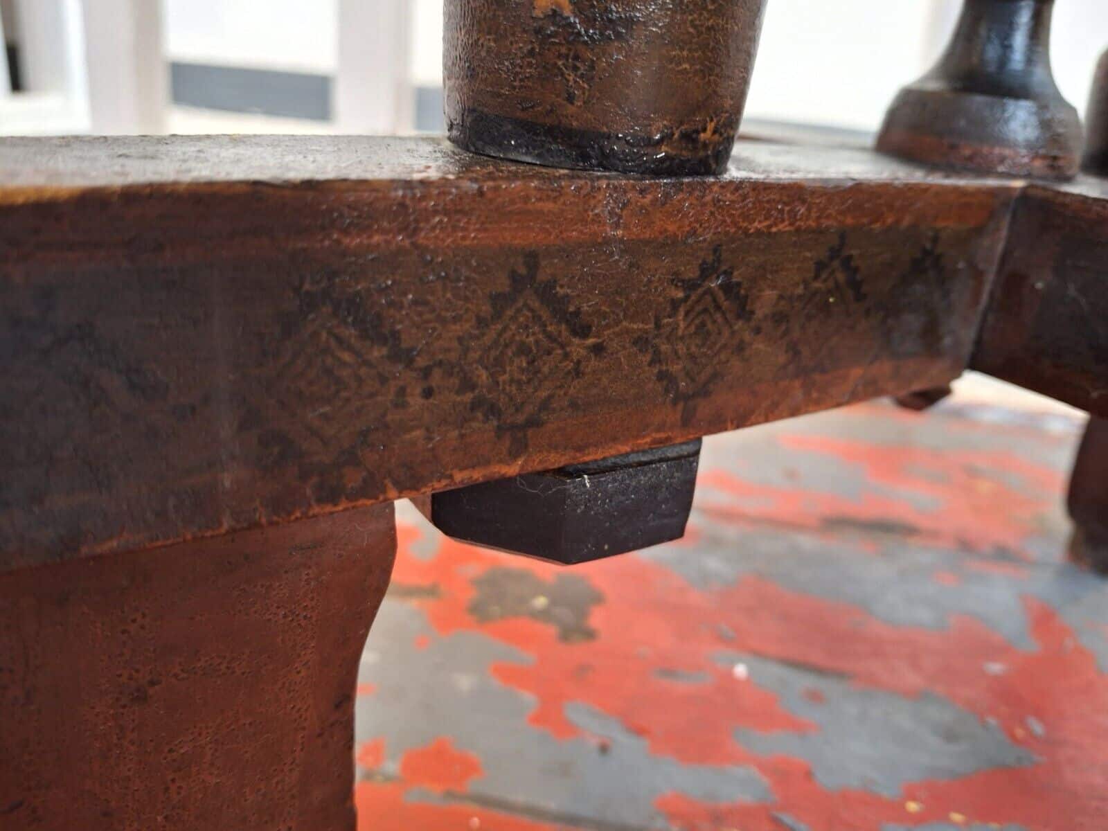 Late 19th Century Anglo Indian Painted Side/Occasional Table. Antique/Vintage