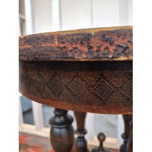 Late 19th Century Anglo Indian Painted Side/Occasional Table. Antique/Vintage